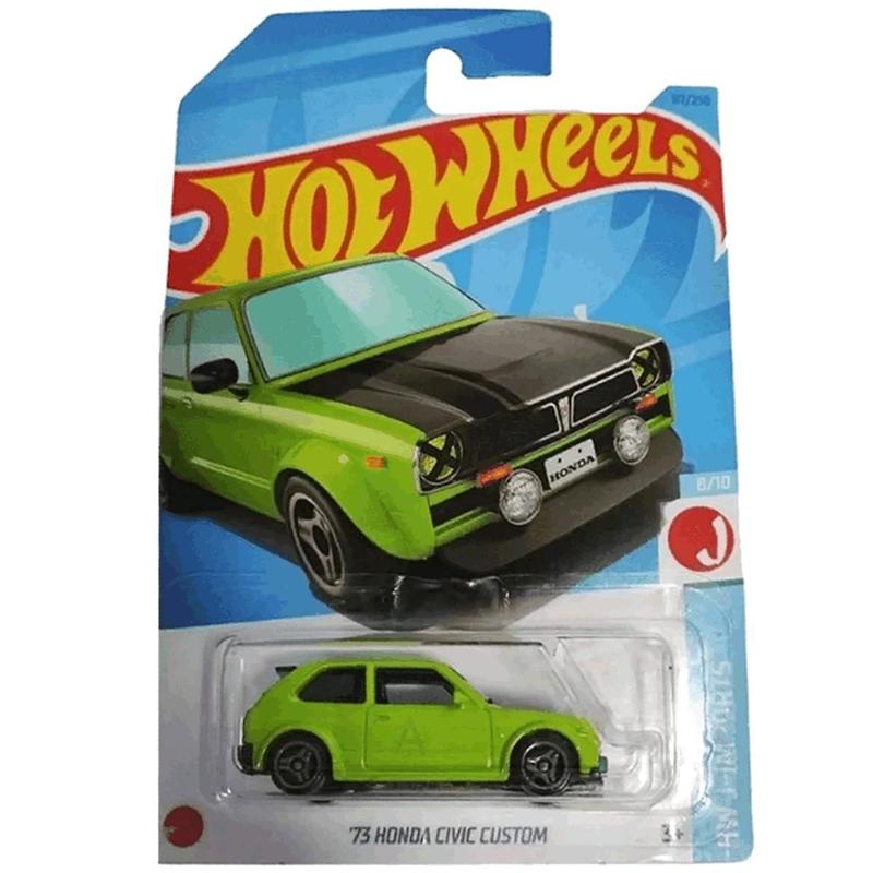 Carrinho Hotwheels 73 Honda Civic Custom Verde J Imports - Mattel